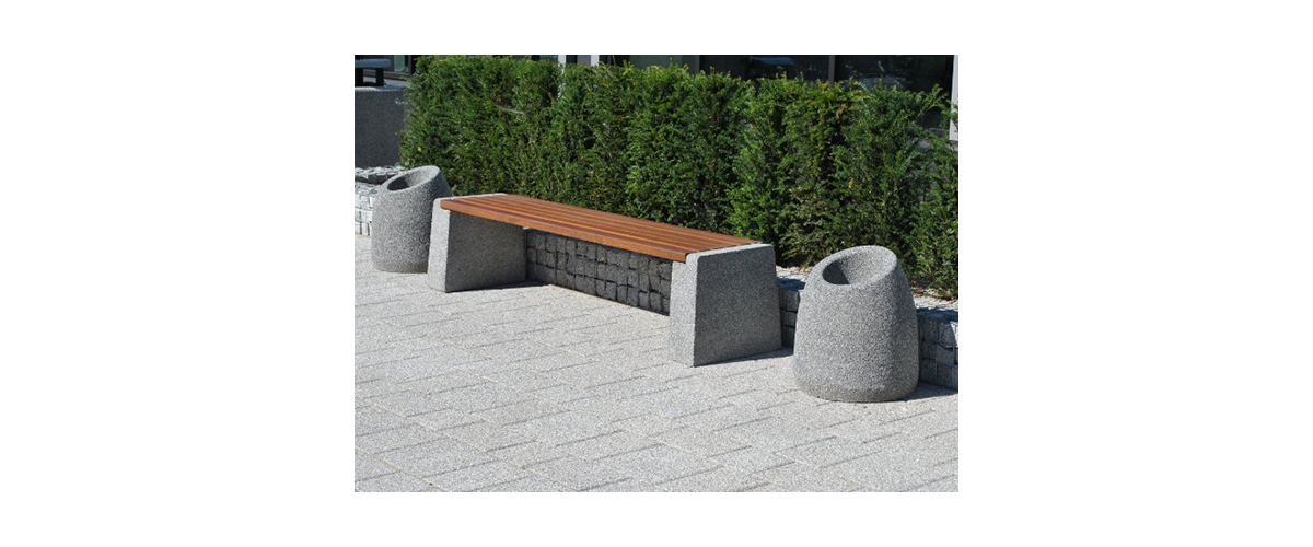 Ławka parkowa betonowa LB023